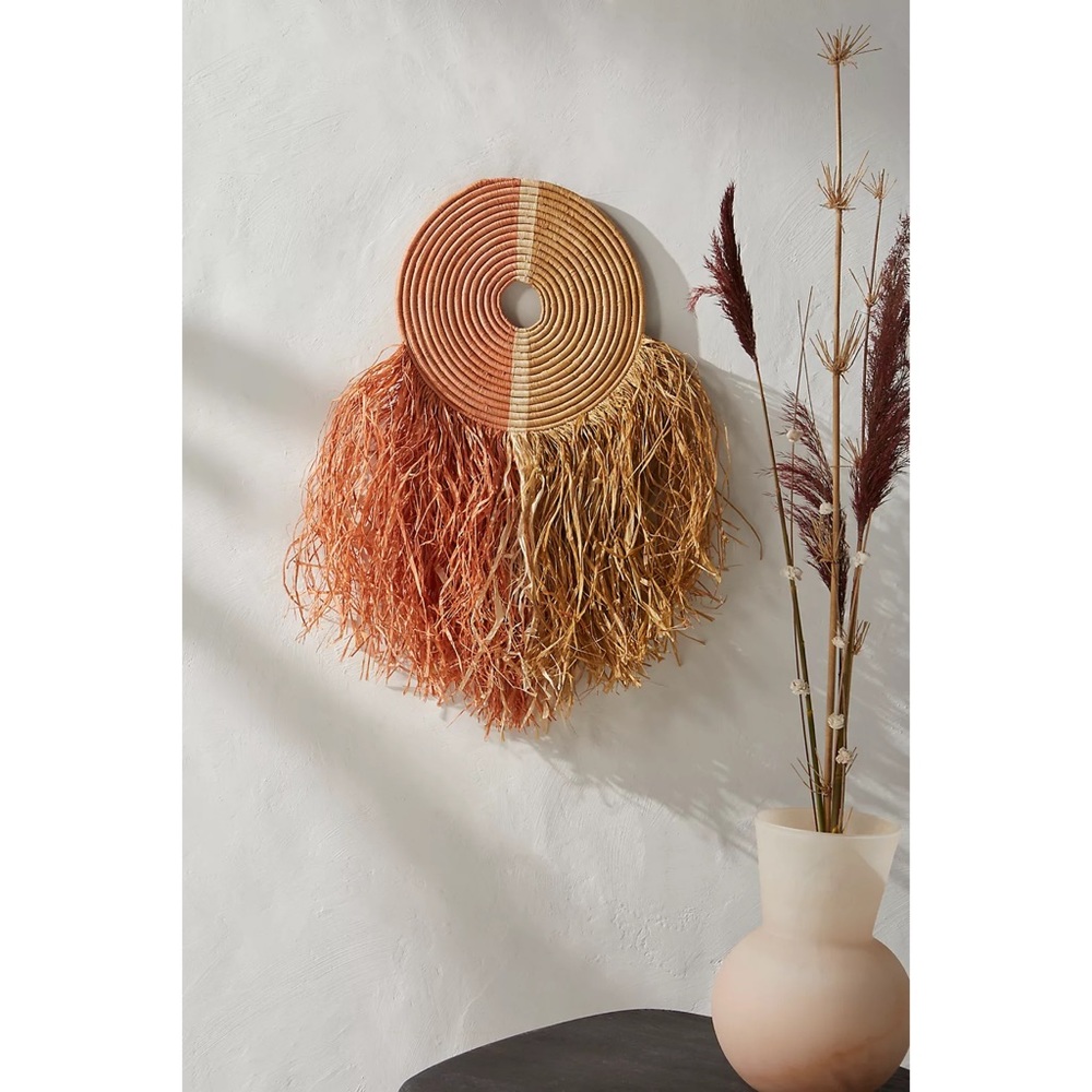 Anthropology Fringed Disk Wall Hanging from All Across Africa